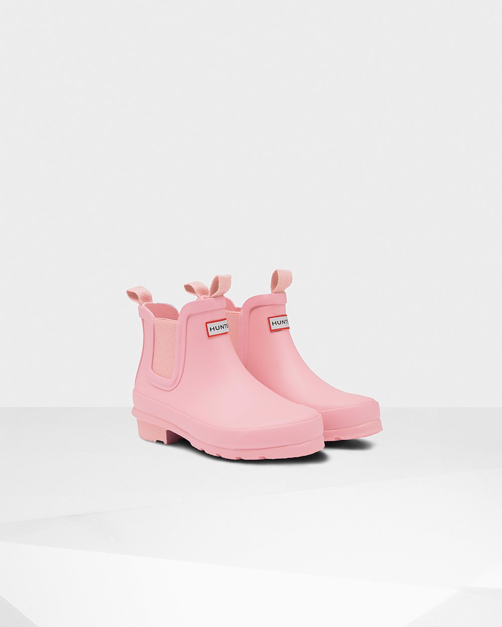 Botas Chelsea Hunter Niños - Original Big - Rosas - TVCFZPQ-27